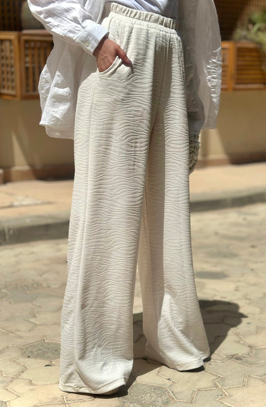 Off-white Flowy wide-leg pants