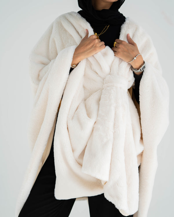 Faux Fur Cape